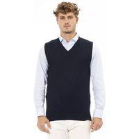 V-Ausschnitt Baumwoll-Pullover-Weste