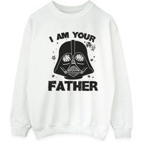 Star Wars - "I Am Your Father" Sweatshirt für Herren (Weiß)