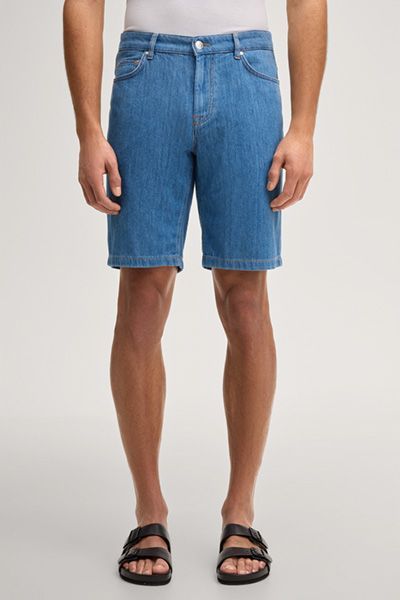 Joop! Jeans Mabrouk Hellblaue Denim Shorts Five-Pocket-Stil Baumwolle
