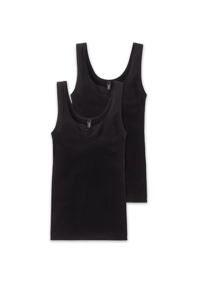Essential Baumwoll Tank Top Doppelpack