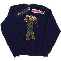 Chewbacca Weihnachtslichter Rundhals-Sweatshirt