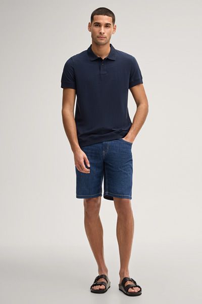 Joop! Mabrouk Dunkelblaue Denim Shorts Stretch Baumwollmischung
