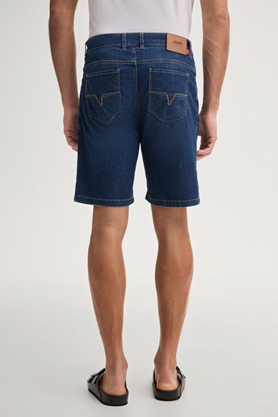 Joop! Mabrouk Dunkelblaue Denim Shorts Stretch Baumwollmischung