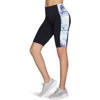 Skechers Performance GoWalk Seascape Floral 10' Fahrradshorts Nylon Damen Lila Activewear Shorts