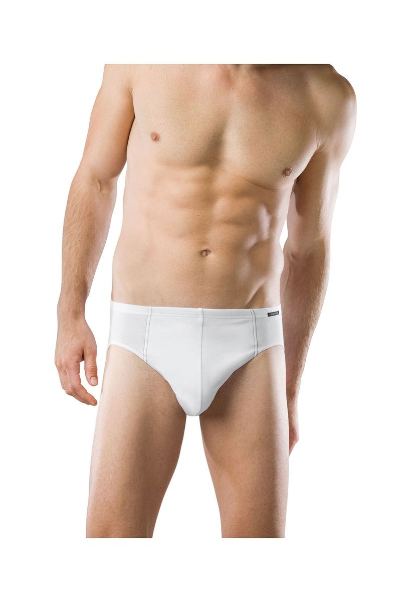 Klassischer weißer Baumwollslip