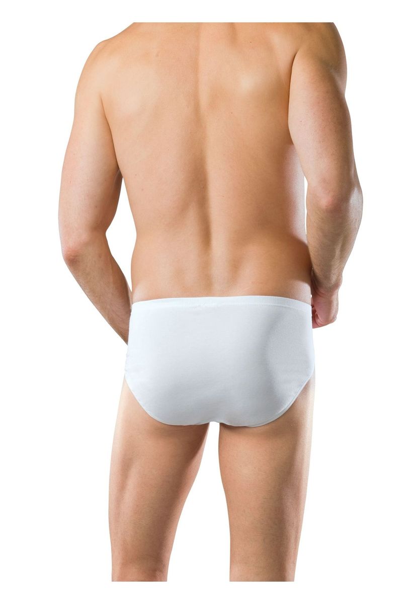 Klassischer weißer Baumwollslip