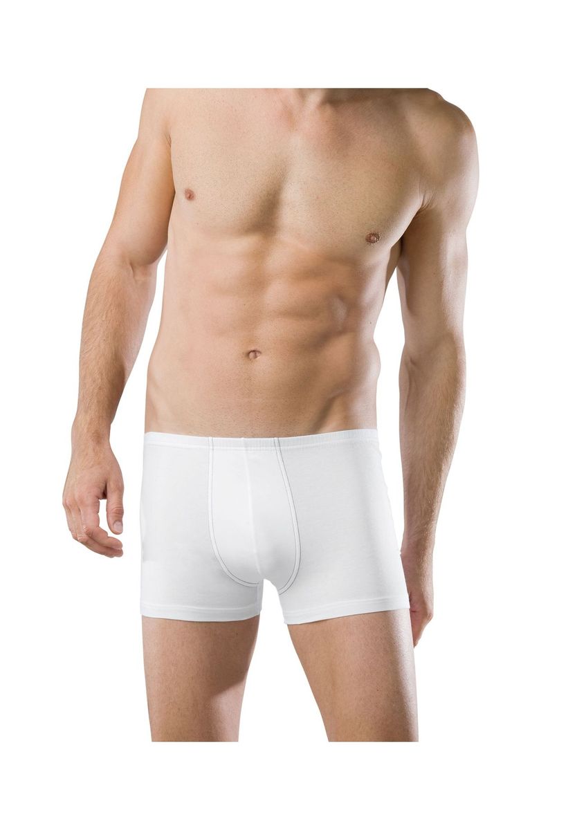 Essentials Retro-Shorts aus Baumwollmischgewebe