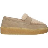 Wildleder Slipper mit Shearling-Futter