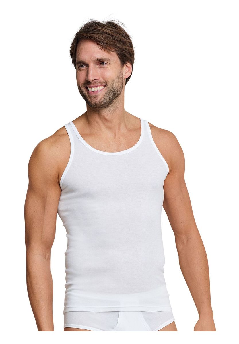 Klassisches Feinripp-Tanktop aus Baumwolle