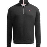 Herren Baumwollmischung Half-Zip Pullover