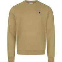 Sweatshirt mit Rundhalsausschnitt aus Baumwollmischung