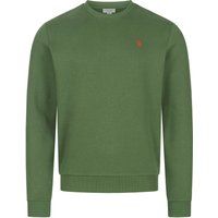 Sweatshirt mit Rundhalsausschnitt aus Baumwollmischung