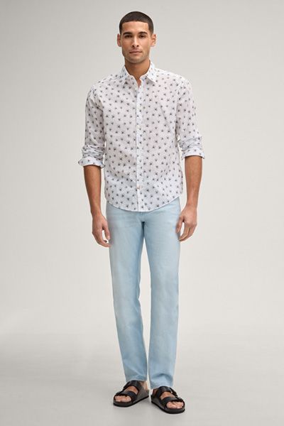 Joop! Mitch Jeans hellblaue Denim Stretch-Baumwolle Five-Pocket-Style