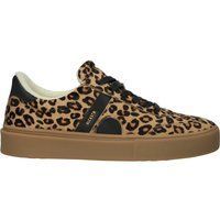 Damen Leopardenmuster Low-Top Sneaker
