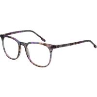 Gemusterte eckige Acetat-Brillenfassung