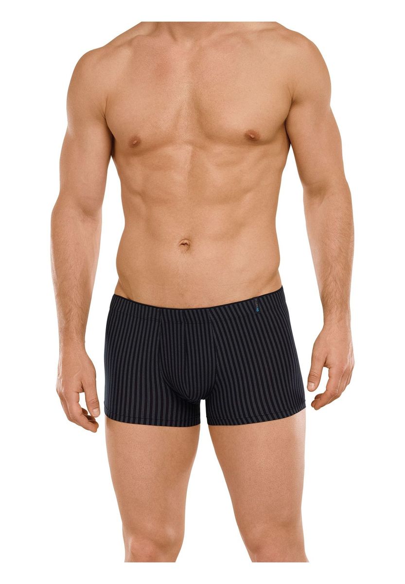 Gestreifte Stretch Baumwoll Unterhose