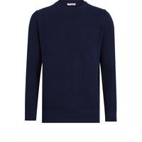 Klassischer Strickpullover mit Rundhalsausschnitt