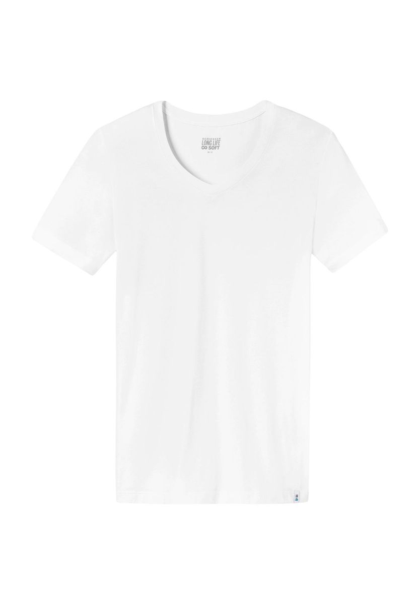 Klassisches Baumwoll-Unterhemd mit V-Ausschnitt