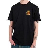 Beige T-Shirt mit Grafikdruck und kurzen Ärmeln