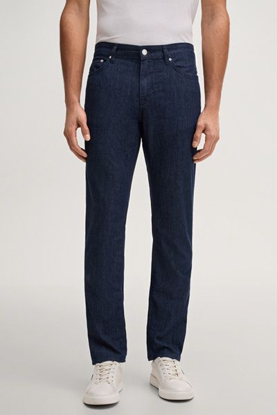 Joop! Mitch Marineblaue Sommer-Denim-Jeans Klassische Passform