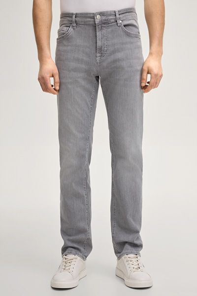 JOOP! Jeans Mitch hellgrau Baumwoll-Denim lässig gerader Schnitt