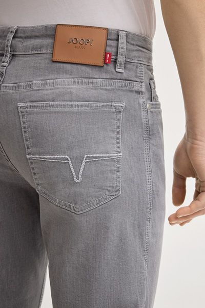 JOOP! Jeans Mitch hellgrau Baumwoll-Denim lässig gerader Schnitt