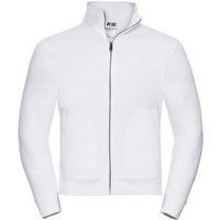 Herrenjacke mit durchgehendem Reißverschluss aus Baumwollmischung