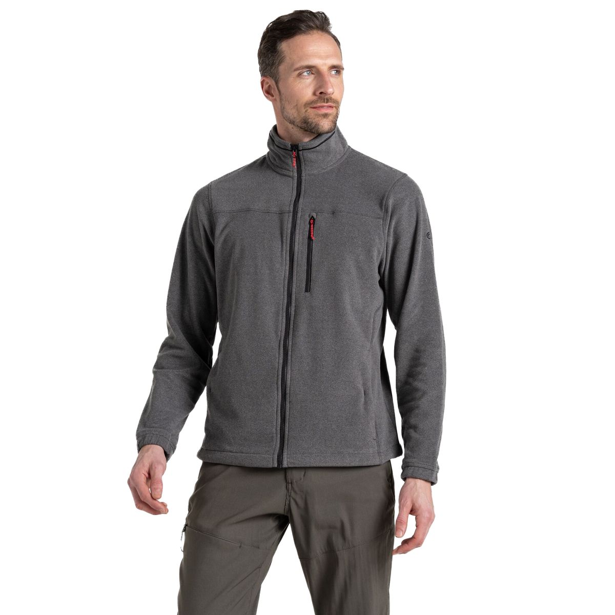 Craghoppers - "Corey Plus II" Fleecejacke für Herren (Schwarzer Pfeffer meliert)