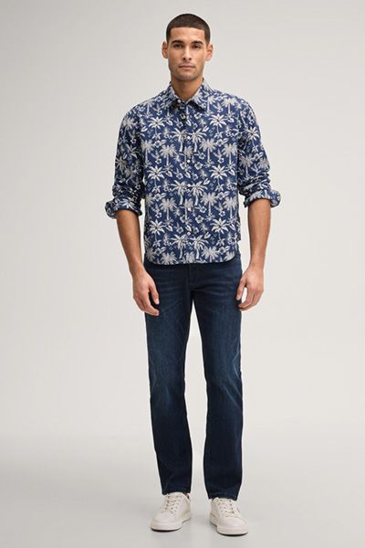 Joop! Jeans Mitch Dunkelblaue Gerade Beine Stretch Denim