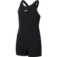 Speedo - Badeanzug für Mädchen, Eco Ausdauer + (Schwarz)