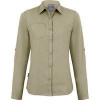 Craghoppers - "Kiwi" Hemd für Damen, Langärmlig (Steingrau)