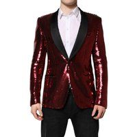 Pailletten-Blazer mit Reverskragen