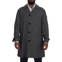 Glen Plaid Mantel Klassische Passform