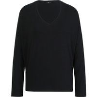 Langarmshirt mit V-Ausschnitt in lockerer Passform