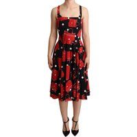 Punkte-Handtaschen-Druckkleid