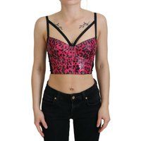 Leopardenmuster Korsett-Top Tsh83158
