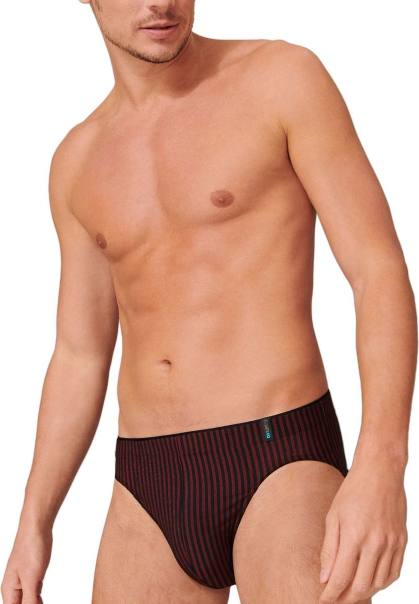 Gestreifte Baumwoll Slips Unterwäsche Herren
