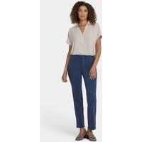 Gerade Jeans mit hohem Bund