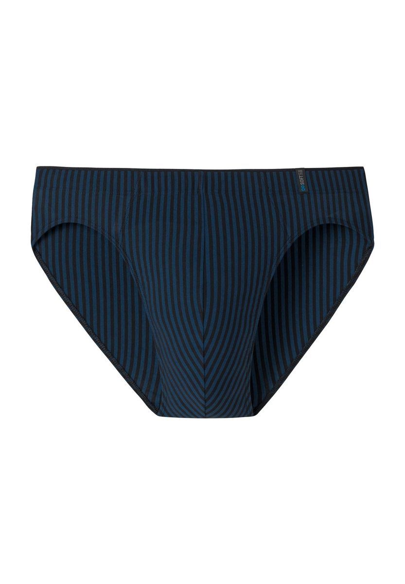 Gestreifter Baumwollmischungs-Slip