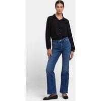 Schlagjeans mit Knopfdetails