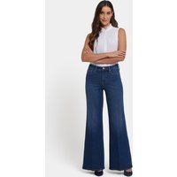 Palazzo Jeans mit weitem Bein