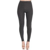 Gerippte Leggings mit Kaschmiranteil