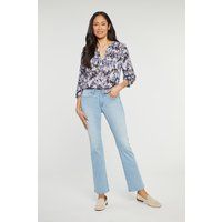 Bootcut Jeans Hellblaue Waschung Denim