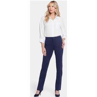Marineblaue Jerseyhose mit schmalem Bein