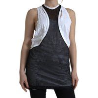 Mesh-Panel Ärmelloses Top Tsh84041