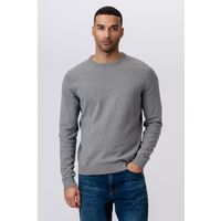 Klassischer Strickpullover mit Rundhalsausschnitt
