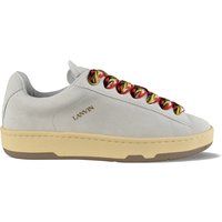 Graue Wildleder-Sneakers