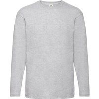 Herren Langarmshirt Einfarbig
