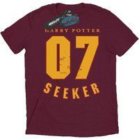 Harry Potter - "Seeker 07" T-Shirt für Herren (Burgunderrot)