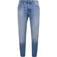 Distressed Light Wash Cool Guy Jeans